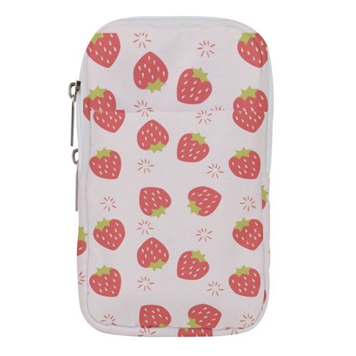 Strawberries Pattern Design Waist Pouch (Small)