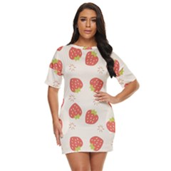 Strawberries Pattern Design Just Threw It On Dress by Grandong