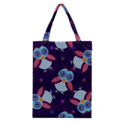 Owl Pattern Background Classic Tote Bag by Grandong