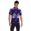 Owl Pattern Background Men s Short Sleeve Cycling Jersey View3