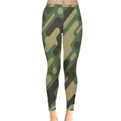 Camouflage Pattern Background Inside Out Leggings by Grandong