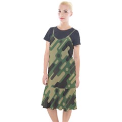 Camouflage Pattern Background Camis Fishtail Dress by Grandong