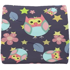 Owl Stars Pattern Background Seat Cushion by Grandong