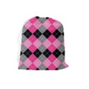 Seamless Argyle Pattern Drawstring Pouch (Large) View2