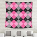 Seamless Argyle Pattern Square Tapestry (Large) View2