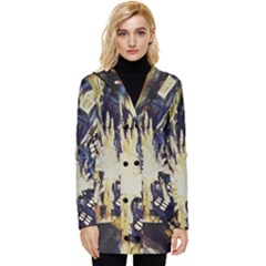 Tardis Doctor Who Pattern Button Up Hooded Coat  by Cemarart