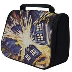 Tardis Doctor Who Pattern Full Print Travel Pouch (big)