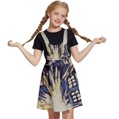 Tardis Doctor Who Pattern Kids  Apron Dress by Cemarart