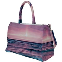 Sunset Ocean Beach Catcher Dream Evening Night Sunset Duffel Travel Bag by Cemarart