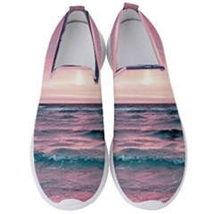 Sunset Ocean Beach Catcher Dream Evening Night Sunset Men s Slip On Sneakers by Cemarart