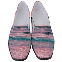 Sunset Ocean Beach Catcher Dream Evening Night Sunset Women s Classic Loafer Heels by Cemarart