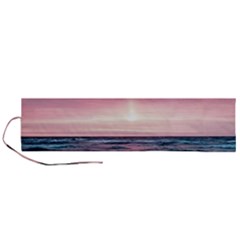 Sunset Ocean Beach Catcher Dream Evening Night Sunset Roll Up Canvas Pencil Holder (l) by Cemarart