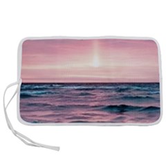 Sunset Ocean Beach Catcher Dream Evening Night Sunset Pen Storage Case (m) by Cemarart