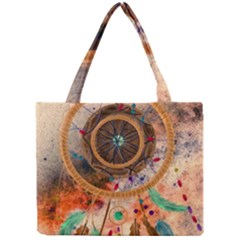 Dream Catcher Colorful Vintage Mini Tote Bag by Cemarart