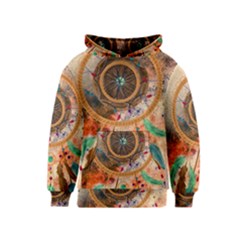 Dream Catcher Colorful Vintage Kids  Pullover Hoodie by Cemarart