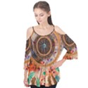 Dream Catcher Colorful Vintage Flutter Sleeve T-Shirt  View1