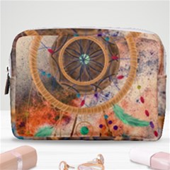 Dream Catcher Colorful Vintage Make Up Pouch (medium) by Cemarart