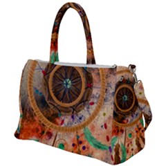 Dream Catcher Colorful Vintage Duffel Travel Bag by Cemarart