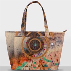 Dream Catcher Colorful Vintage Back Pocket Shoulder Bag  by Cemarart