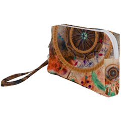 Dream Catcher Colorful Vintage Wristlet Pouch Bag (small) by Cemarart