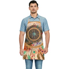 Dream Catcher Colorful Vintage Kitchen Apron by Cemarart