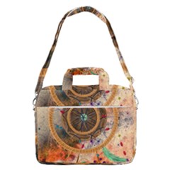 Dream Catcher Colorful Vintage Macbook Pro 16  Shoulder Laptop Bag by Cemarart