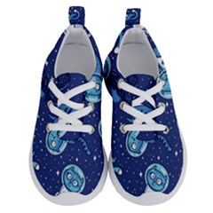 Cat Astronaut Space Suit Pattern Running Shoes by Cemarart