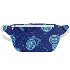 Cat Astronaut Space Suit Pattern Waist Bag 