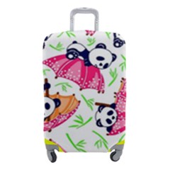 Panda Umbrella Pattern Luggage Cover (small)