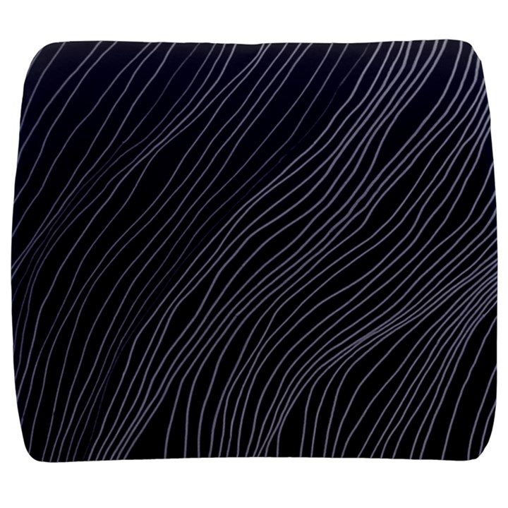 Abstract Art Black White Drawing Lines Unique Back Support Cushion