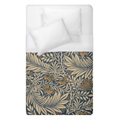 Brown Vintage Floral Pattern Damask Floral Vintage Retro Duvet Cover (single Size) by Cemarart