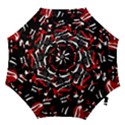 Shape Line Red Black Abstraction Hook Handle Umbrellas (Medium) View1