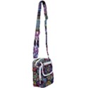 Floral Fractal 3d Art Pattern Shoulder Strap Belt Bag View1