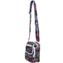 Floral Fractal 3d Art Pattern Shoulder Strap Belt Bag View2