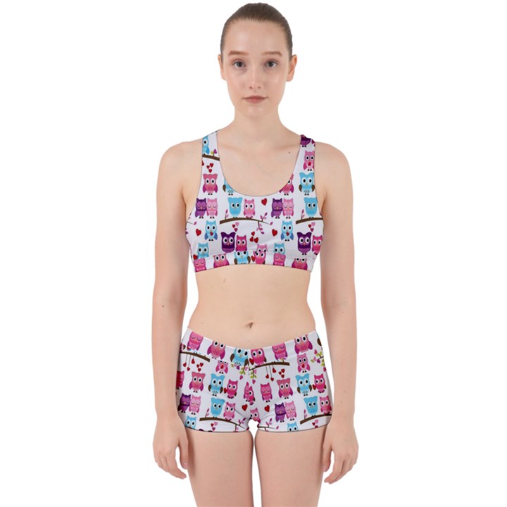 Owl Pattern Work It Out Gym Set