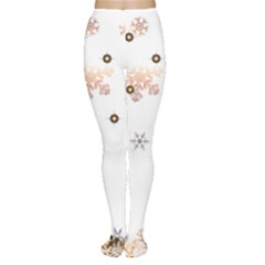 Golden-snowflake Tights