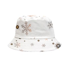 Golden-snowflake Inside Out Bucket Hat by saad11