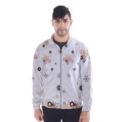 Golden-snowflake Men s Windbreaker by saad11