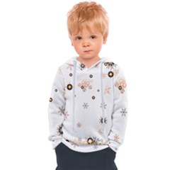 Golden-snowflake Kids  Overhead Hoodie