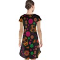 Skull Colorful Floral Flower Head Cap Sleeve Nightdress View2