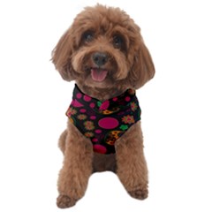 Skull Colorful Floral Flower Head Dog Sweater by Cemarart