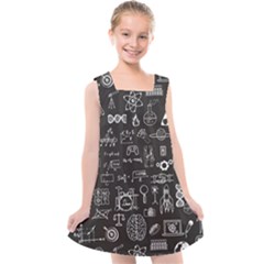 Doodle Art Chemistry Art Kids  Cross Back Dress by Cemarart