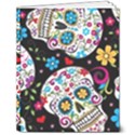 Sugar Skull Black Olorful Flower 8  x 10  Softcover Notebook View1