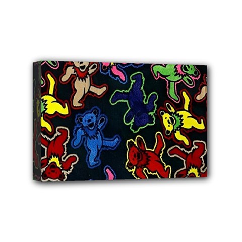 Dead Head Deadhead Grateful Dead Mini Canvas 6  X 4  (stretched) by Cemarart