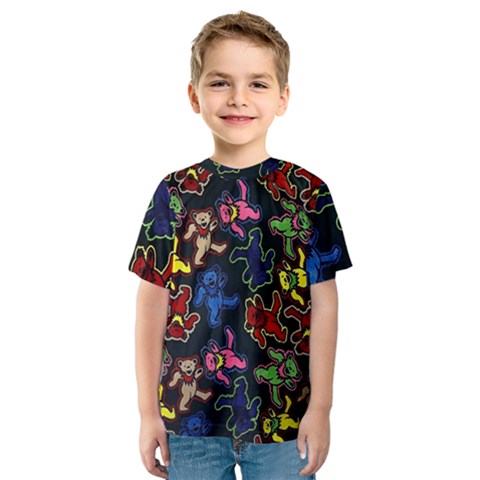 Dead Head Deadhead Grateful Dead Kids  Sport Mesh T-shirt by Cemarart