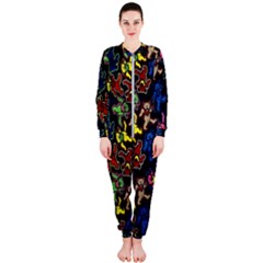 Dead Head Deadhead Grateful Dead Onepiece Jumpsuit (ladies) by Cemarart