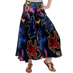 Dead Head Deadhead Grateful Dead Women s Satin Palazzo Pants by Cemarart