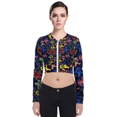 Dead Head Deadhead Grateful Dead Long Sleeve Zip Up Bomber Jacket by Cemarart