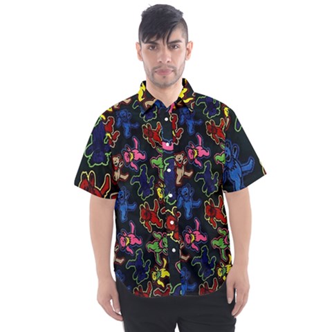 Dead Head Deadhead Grateful Dead Men s Short Sleeve Shirt by Cemarart