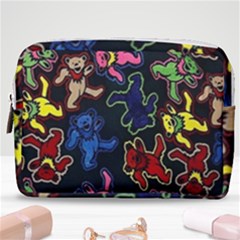 Dead Head Deadhead Grateful Dead Make Up Pouch (medium) by Cemarart